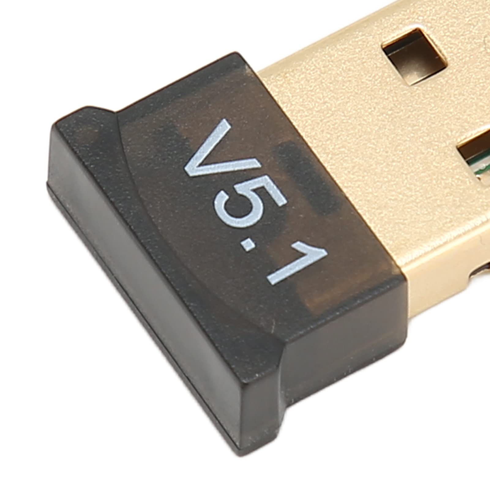 Adapter USB BT do Komputera, Odbiornik Kluczy BT 5.1, Adapter USB BT Przenośny Adapter Bezprzewodowy o Szerokim Zasięgu V5.1 dla Firm Domowych