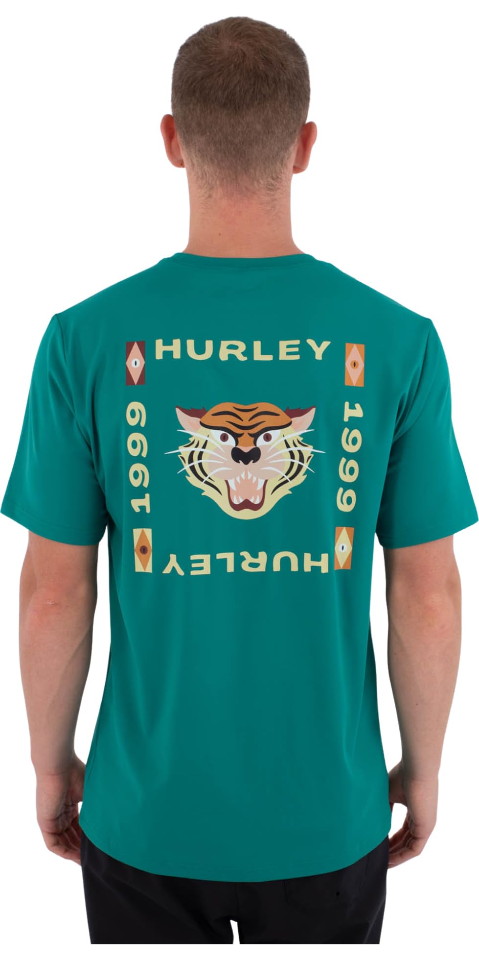 Hurley Herren Men's Short-Sleeved Surf Lycra - Bolud Vest