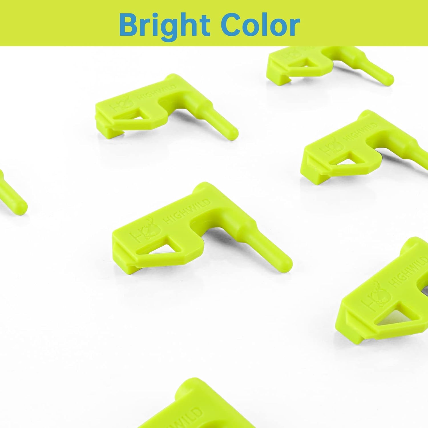 Highwild 10 Pack Chamber Safety Flag for Most Common Calibers with Green Key Chain Tags, Includes Built-in Flathead Tool and Slide-on Picatinny Rail Adapter : Sports & Outdoors