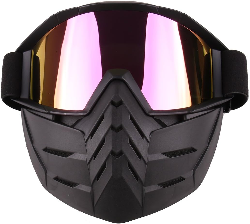 BLJRGS Cool Tactical Mask Soft Bullet Dart Protective Safety Mask for Nerf