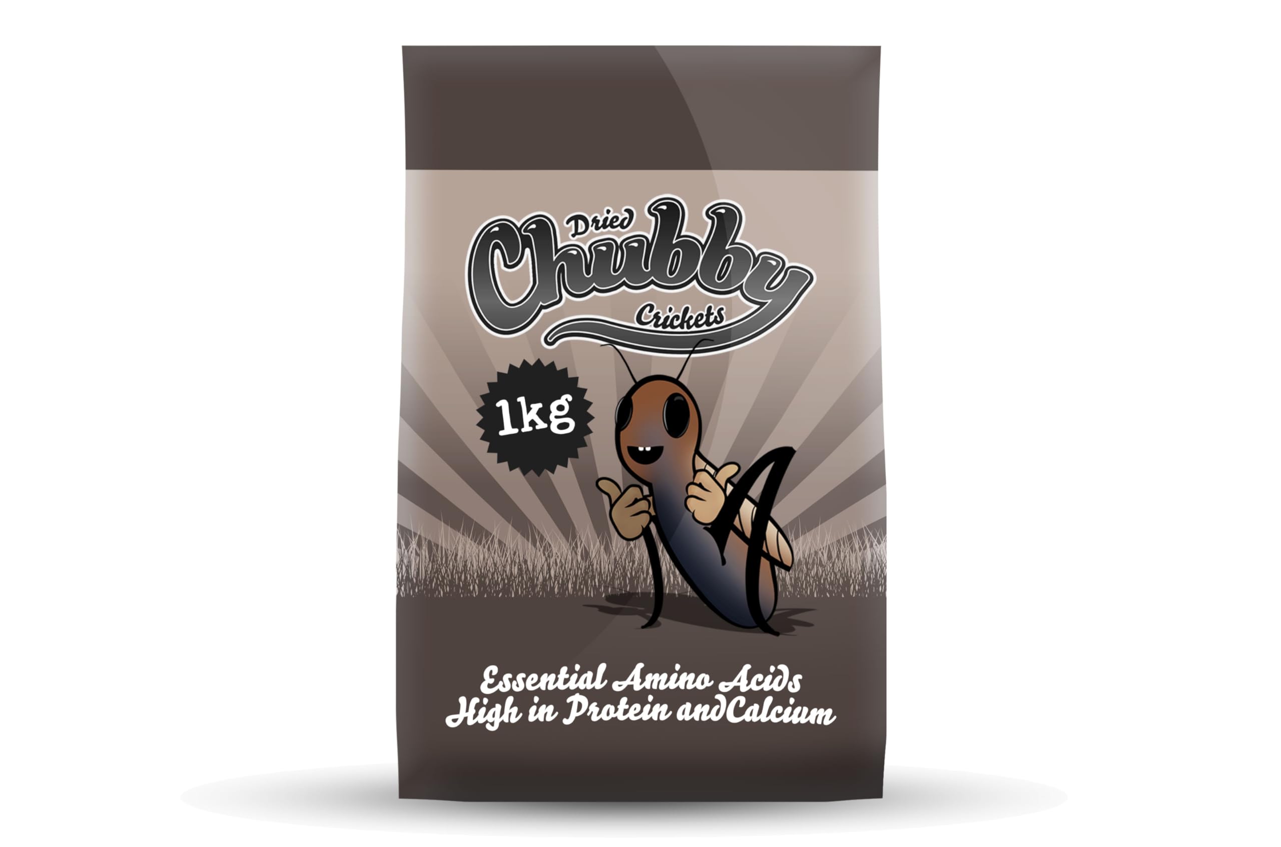 1Kg Chubby Dried Crickets, High Minerals & Low Fat For Pets & Wild Birds, High Nutritional Quality Dried Cricket for Amphibian, Fish and Aquatic & Reptile