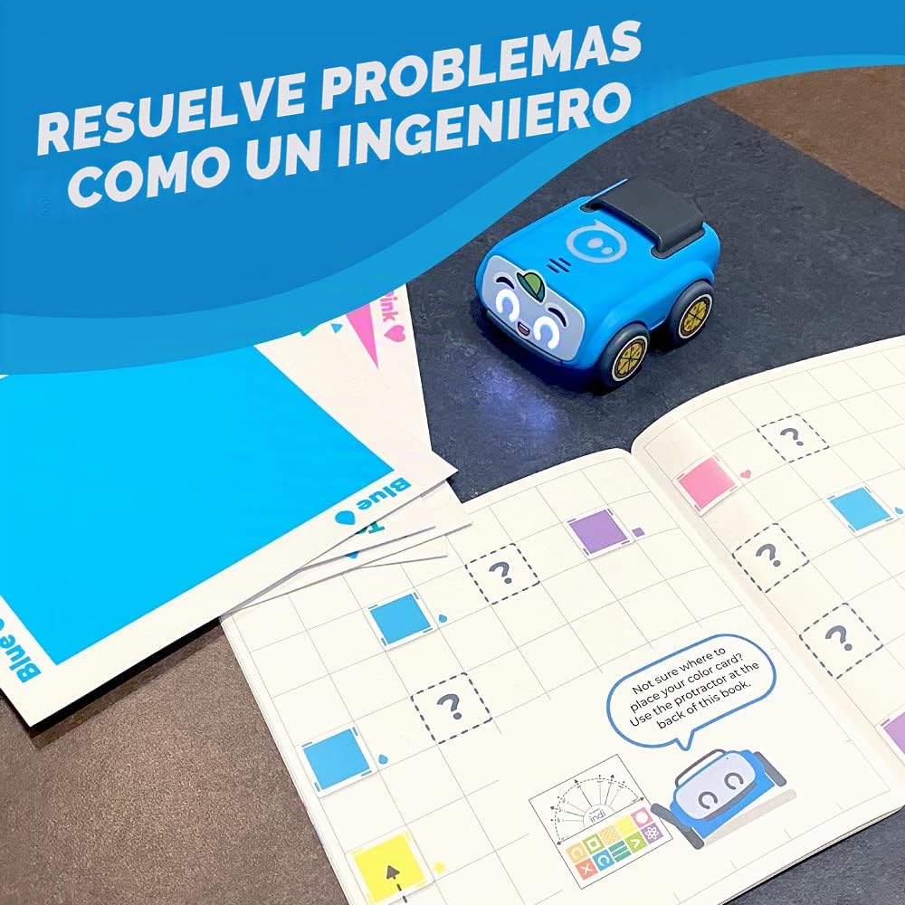 Sphero indi: Coche de juguete robot STEM divertido y atractivo para aprender conceptos de codificación, pensamiento computacional y resolución de problemas; no se requiere dispositivo