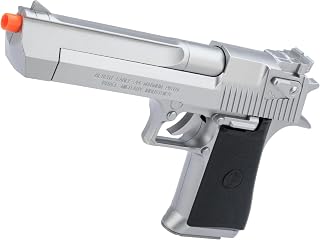 Evike Airsoft - Airsoft DE Licensed Magnum 44 Airsoft Pistol (Color: Silver)