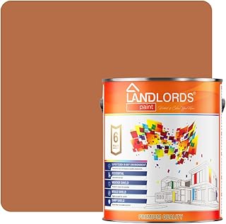 Landlords Fence and Garden Shed Paint | Furniture, Barn, Wood and Outdoor Paint | Quick-Drying Protection for Furniture | Terracotta 1L