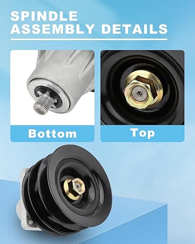 Miniatura 3 de Conjunto de husillo para Cub Cadet para MTD para Troy-Bilt 14092 618-04134 618-0596 918-04134 para Oregon 82-520 para Stens 285-748 para Toro para