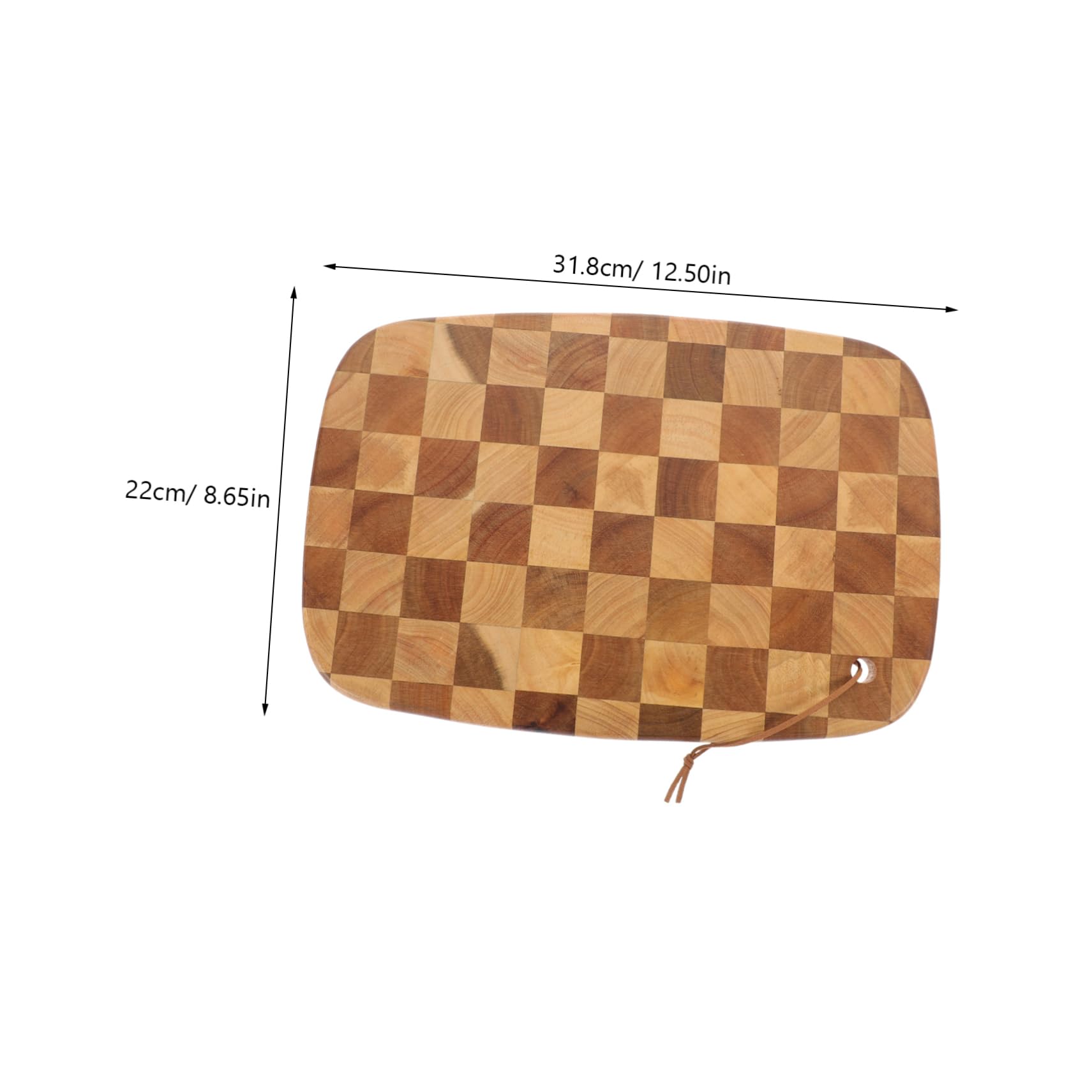 COLLBATH Tabla de Cortar Cocina Madera Nogal Doble Cara Fácil de Usar para Preparar Comidas Cocina Profesional y Hogar