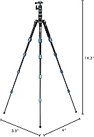 Vista 10 de Benro Trípode de cámara de viaje delgado FSL09AN00 - Aluminio