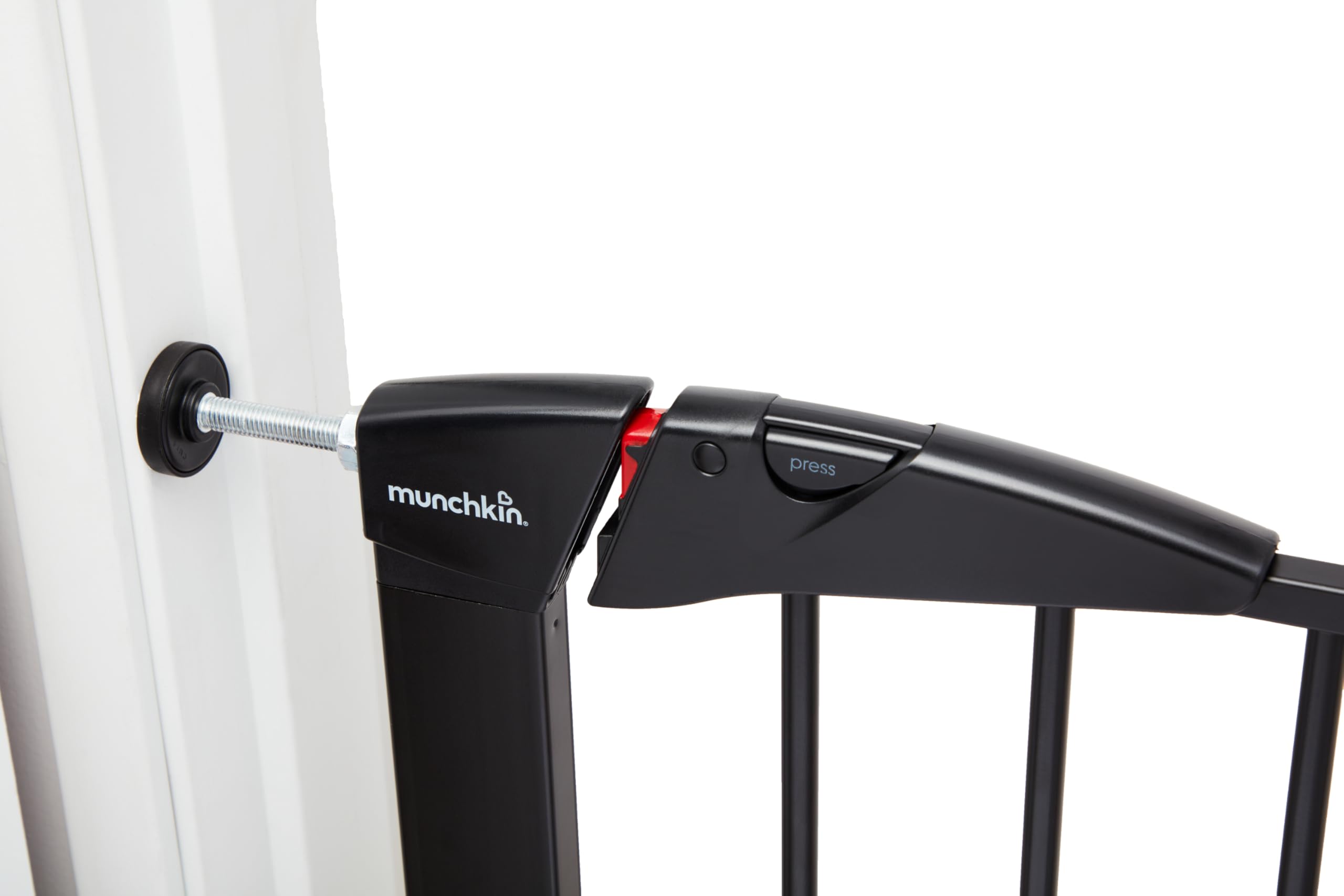 Munchkin Lindam Uniwersalne przedłużenie bramy schodowej, 7 cm, kompatybilne z Sure Shut Axis, Porte, Orto. Maxi Secure, Easy Fit Deluxe, Ethos i Easy Lock, kolor czarny