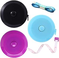 Vista 11 de Cinta métrica retráctil, cinta métrica de tela, cinta métrica de costura pequeña de 60 pulgadas para manualidades, enfermería, viajes médicos Verde