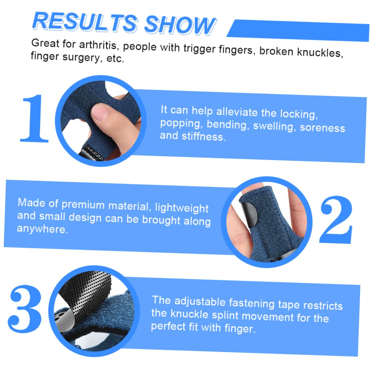 SAFIGLE Splint Aluminum Toe Support Brace for Surgery for Lightweight Adjustable