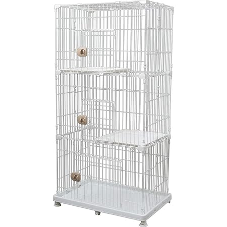 Amazon アイリスプラザ オリジナルペットケージ 3段 ホワイト 猫用 多頭飼い 高さ約178 幅約93 奥行約63cm アイリスプラザ Iris Plaza ドア 転落防止ネット 通販 Amazon アイリスプラザ オリジナルペットケージ 3段 ホワイト 猫用 多頭飼い 高さ約178 幅約93 奥行約63cm アイリスプラザ Iris Plaza ドア 転落防止ネット 通販