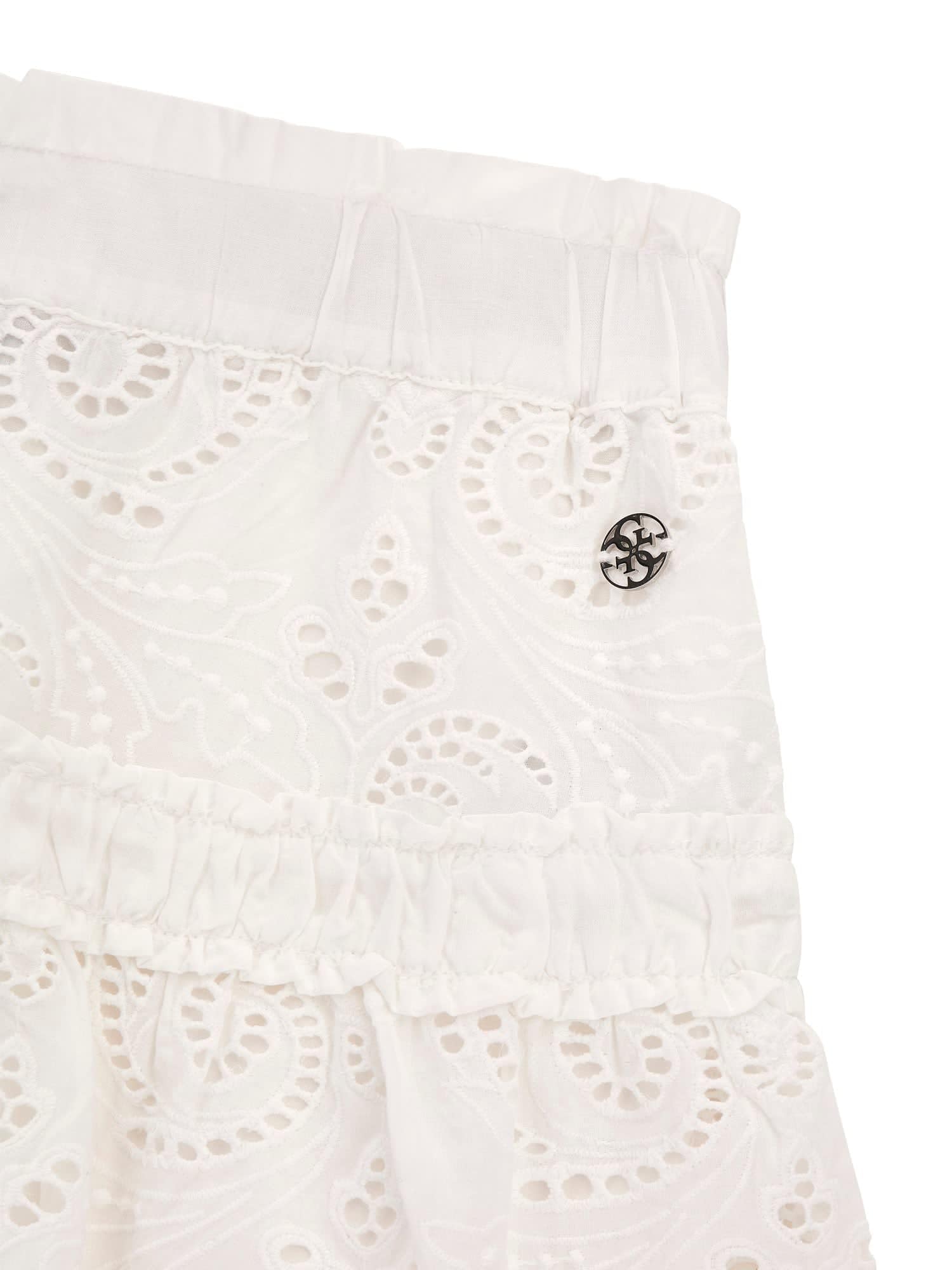 Guess Sangallo Skort Gonna Pantalone Bambine e Ragazze