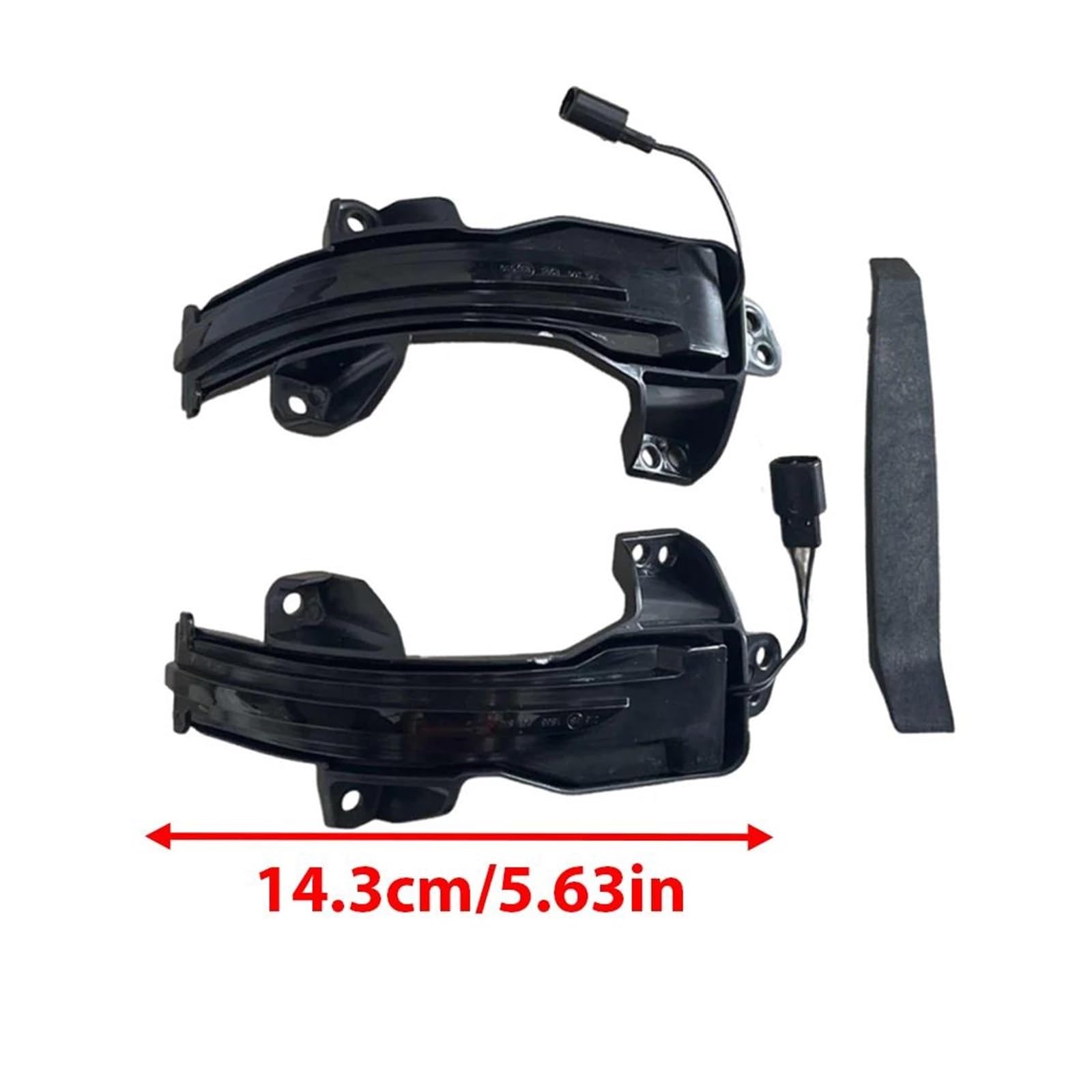 Genérico Intermitentes Laterales 2 * Luces LED Dinámicas Señal Giro Con Indicador Espejo Lateral Coche Ámbar Para CRV Para HRV Matsushi Para Ciudad
