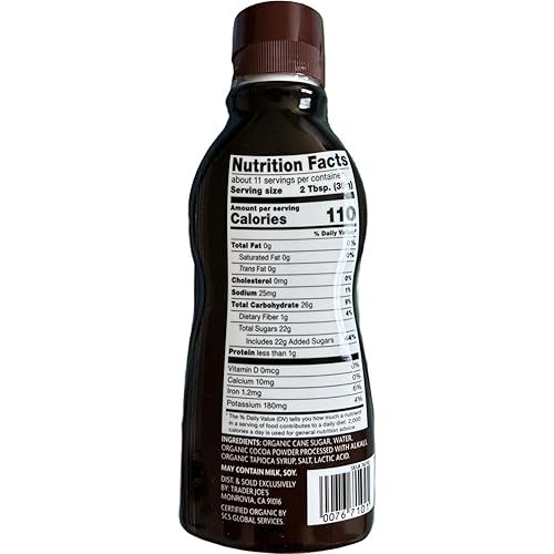 Miniatura 3 de Trader Joe's - Jarabe de chocolate orgánico Midnight Moo, 15.8 onzas (paquete de 1)