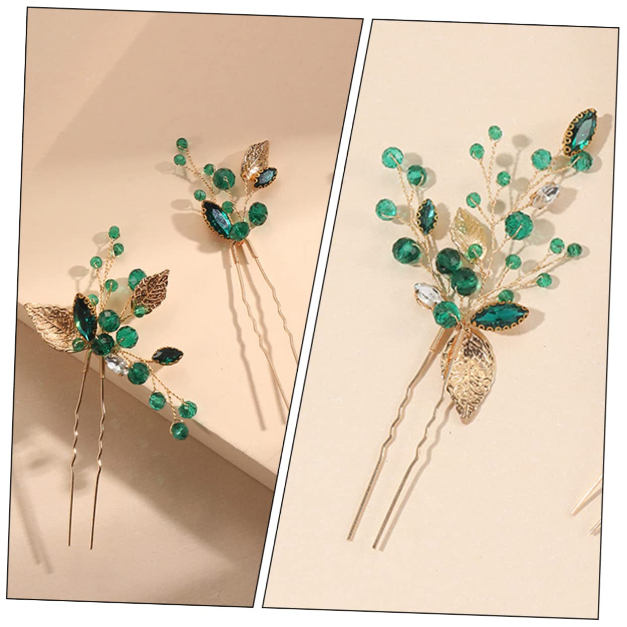 FRCOLOR 12piezas Horquillas De Cristal Para Novia De Accesorios De Pelo Elegantes y Delicados Perfectos Para Bodas y Eventos Especiales Adornos De Cabello Para Mujeres