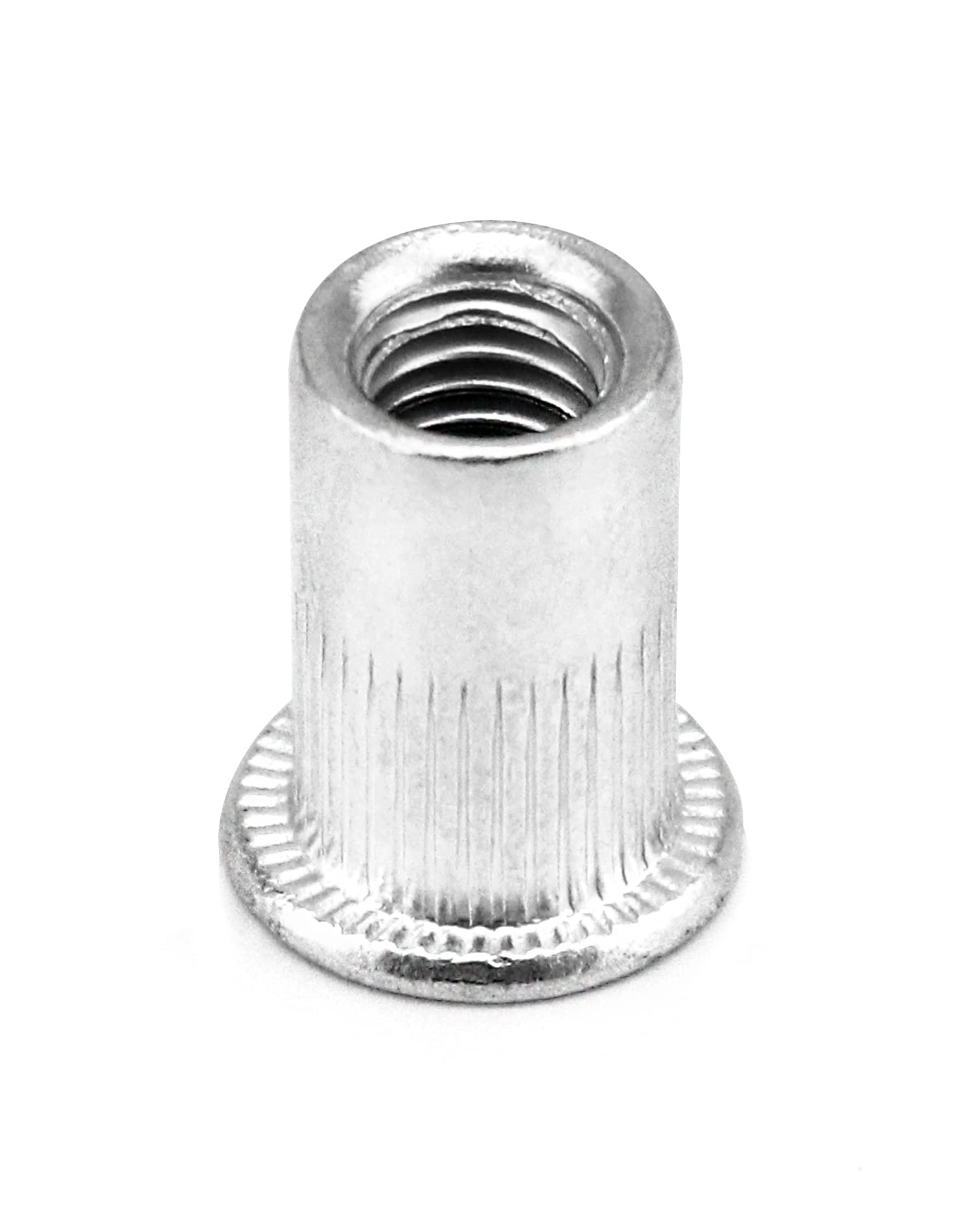QWORK® 50 Pezzi Rivetti Filettati M6, dadi rivetti filettati, lega di alluminio, per il fissaggio di decorazioni per mobili artigianali
