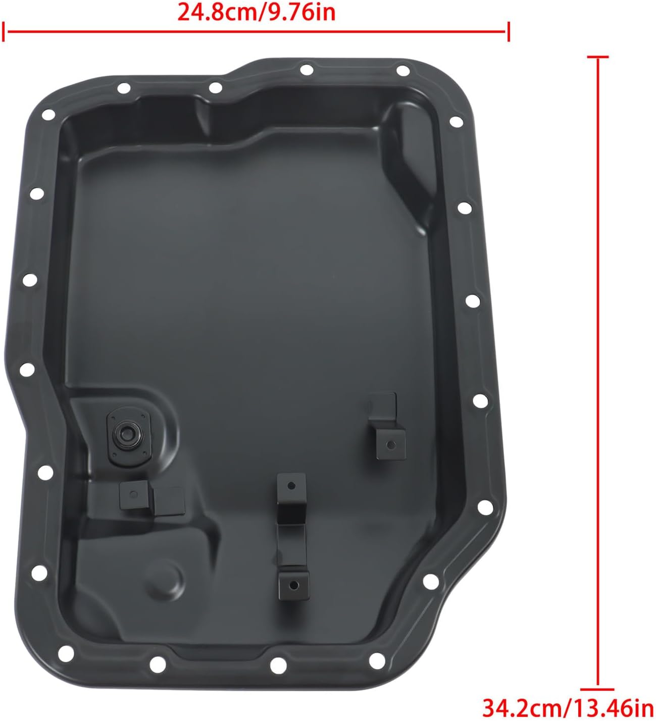 Transmission Oil Pan with Spacer Replacement for Focus 2000-2011 4F27E 4 Speed Automatic Transmission