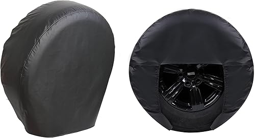Moonet Fundas resistentes para neumáticos para ruedas de RV (paquete de 2), protectores solares gruesos resistentes para camiones, autocaravanas,