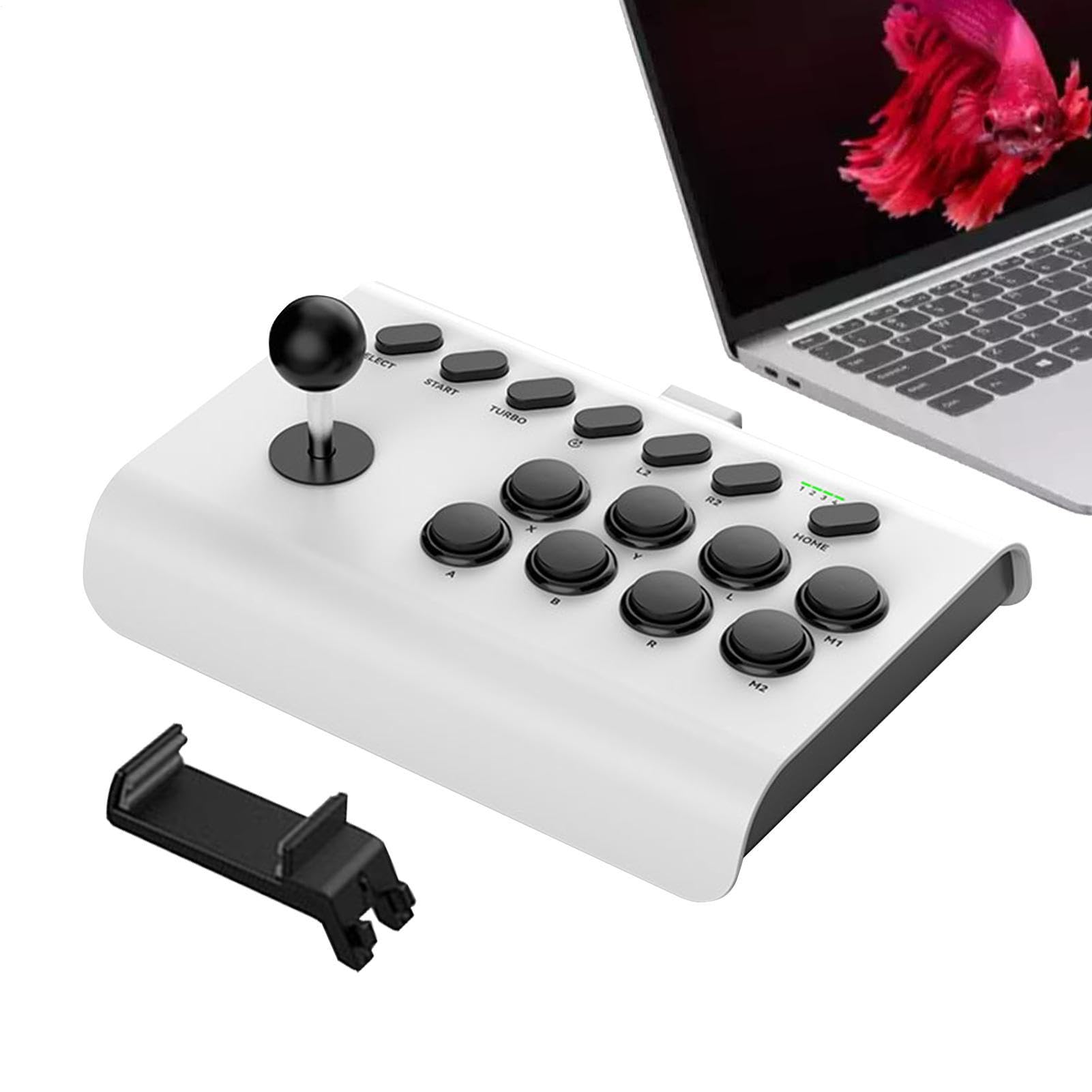 Lucha Arca, Joystick Lucha para Juegos Arcacon Funciones Turbo/Macro, Accesorios nostálgicos Juegos Arcapara