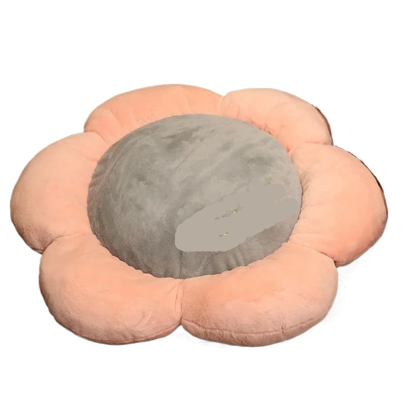 HNULGVI Hanging basket chair cushion Hanging Basket Chair Cushion Girl Heart Felt Blanket Bedroom Bedside Carpet Floor Back(Grey pink,45cmx45cm -S)