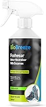 Shoe Freshner & Deodriser Spray Odour neutraliser Lemon & Linnen Fresh Kick With Enzymes Sweat Eliminator for Trainers 500ML
