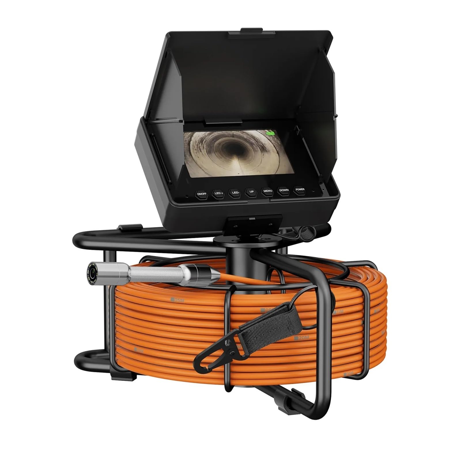 Mthckxjbsuz 17Mm No Dvr Camera Sewer Pipe Inspection Video Camera, Card Dvr Ip68 Drain Pipeline Industrial Endoscope 4.3" Monitor,Reliable Results