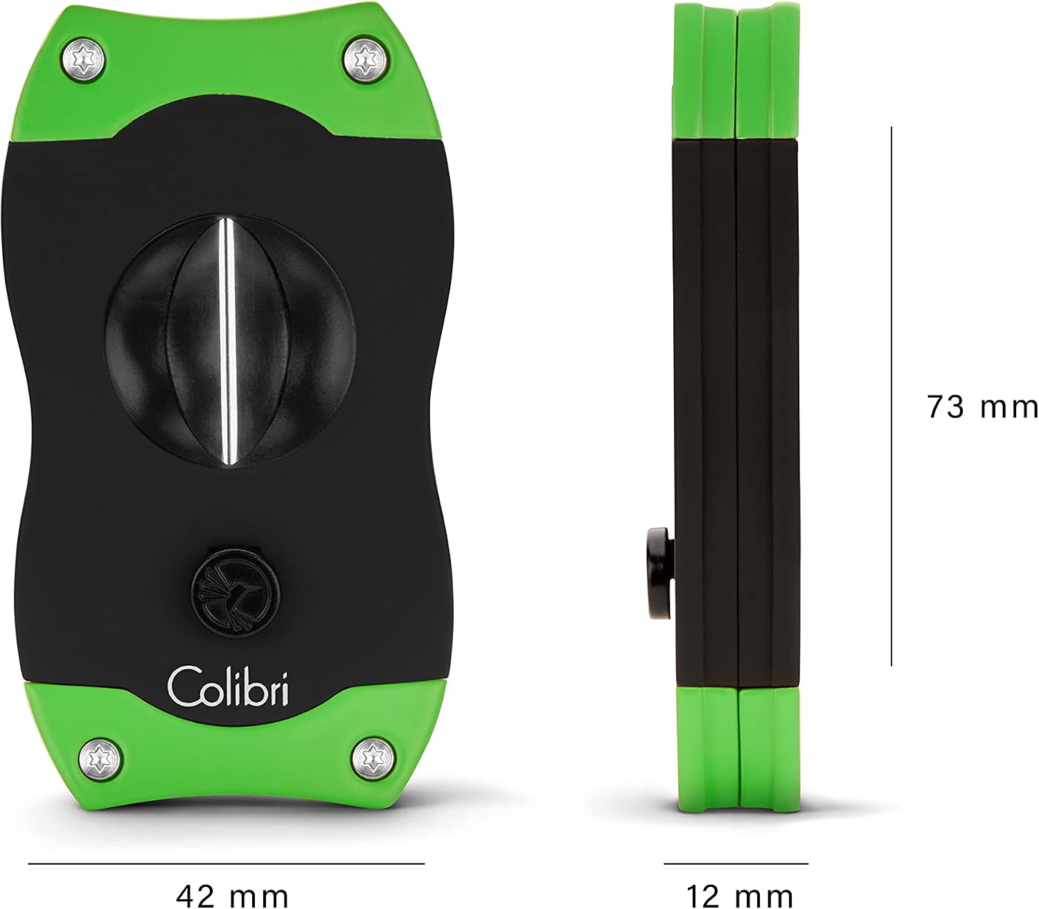 Colibri V-Cut Cigar Cutter, Green - Image 4