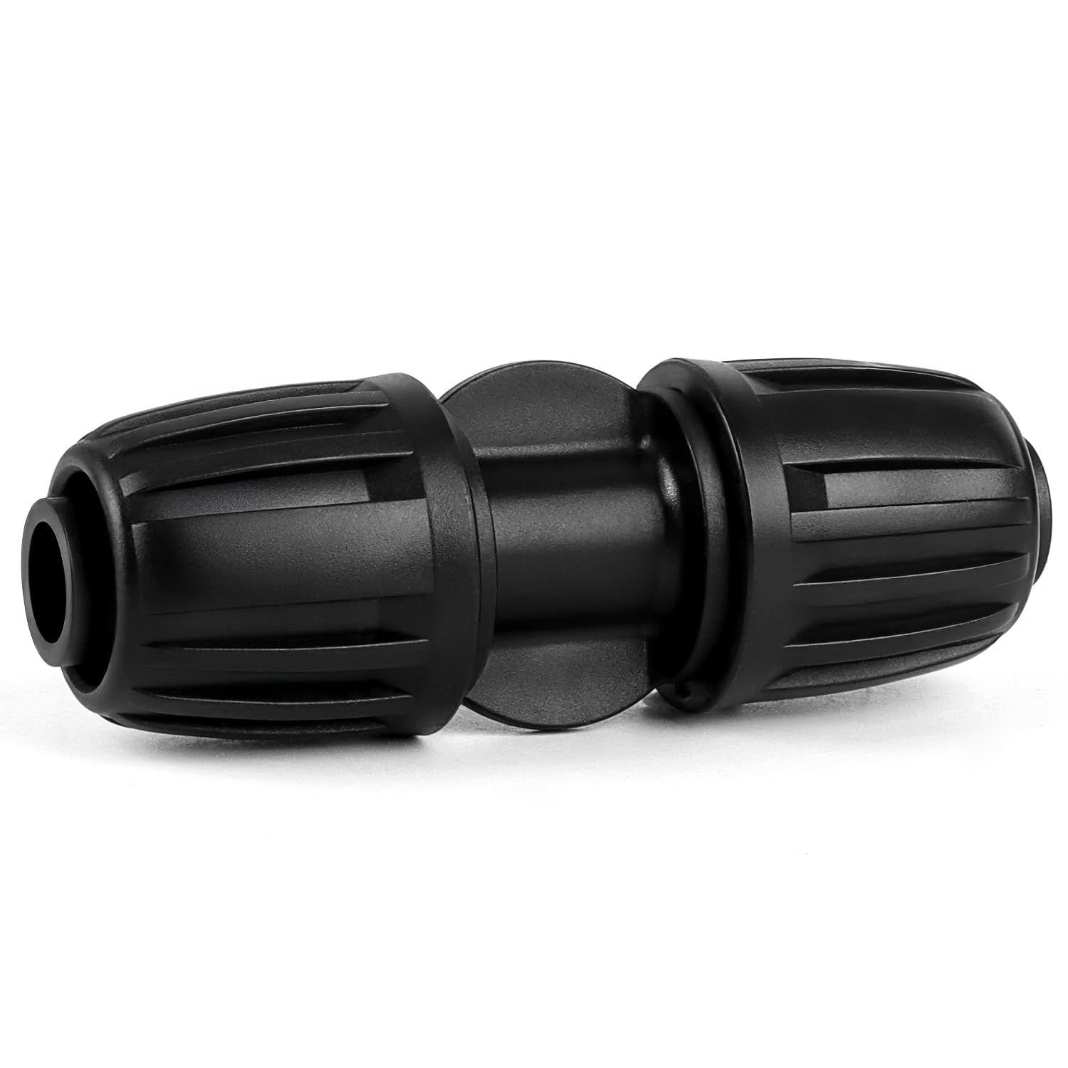 Photo 1 of 14 Pcs 1/2 Inch Irrigation Tubing Coupling Fittings, (1/2" ID x0.6-0.65" OD) 16mm Drip Tubing Barbed Locked Nuts Connectors Anti-Drop 1/2" Coupler Parts for Garden Lawn Irrigation System