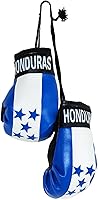 Vista 11 de SandT Collection Guantes de boxeo pequeños con bandera del país - Guantes de boxeo para colgar