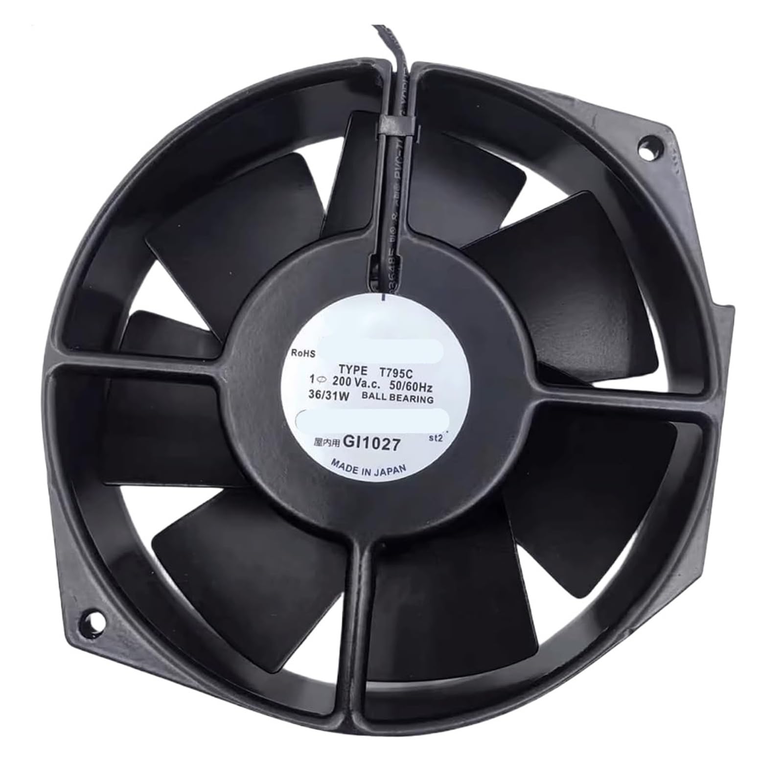 ZBWZXBDJ Fan TYPET795C AC 200V 36/31W 172 * 150 * 38MM fan