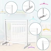 Vista 4 de Civaner 11 piezas de estante de ropa para muñecas con colgador de madera para ropa de muñecas de 18 pulgadas, mini colgadores, accesorios de muebles