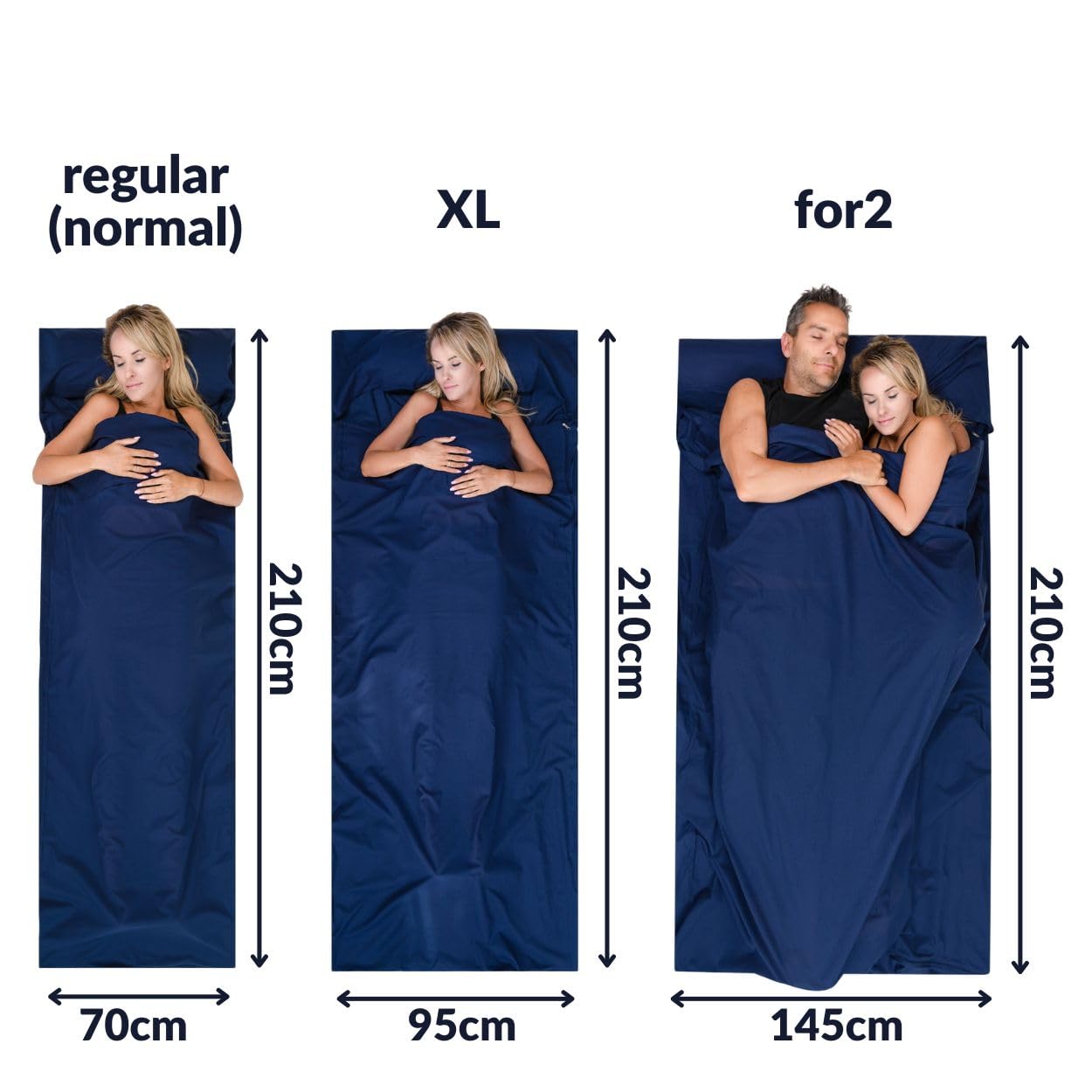 Sac De Couchage En Coton Silkrafox – Fin, Léger, 210x70 Cm, Compartiment Oreiller, Lavable 30°C – Voyage, Auberge, Camping