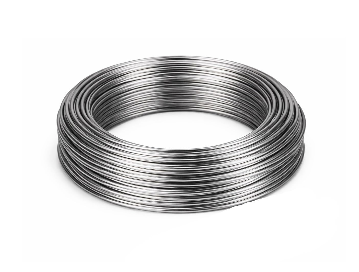 Edelstahldraht 201/304, Federstahldraht Einzeldraht Gerade Hart, Glänzender Wasserstoffgeglühter Rostbeständiger Stahldraht, 0,2-6 mm x 5 m(304SUS,1mm)