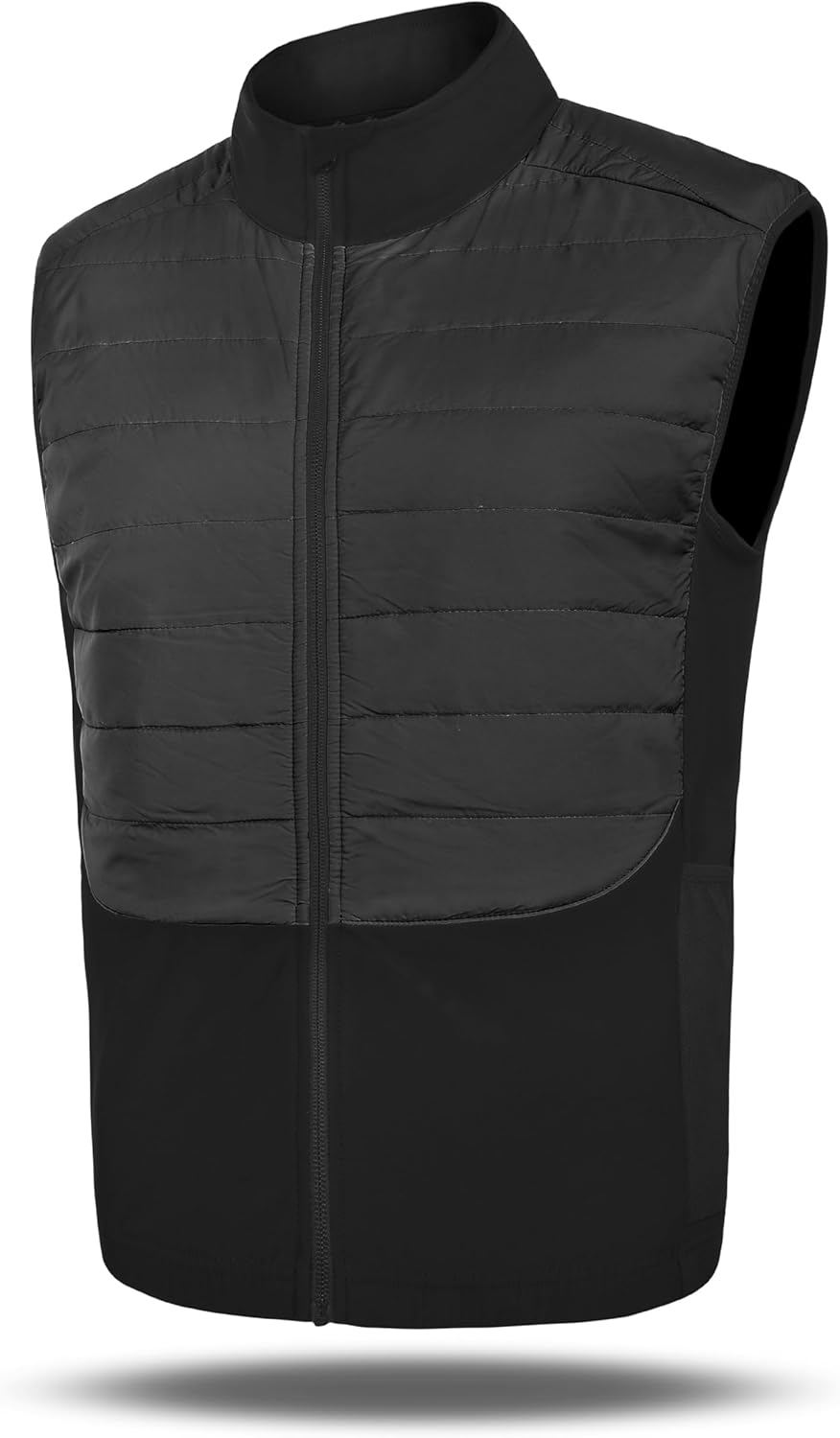 Sparx Men's Lightweight Cycling Vest, Hiking Winter Quilted Vest, Water Resistant Warm Outerwear Vest