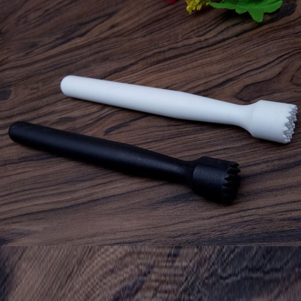 Black Plastic Ice Muddler for Mixing Drinks, Household Use