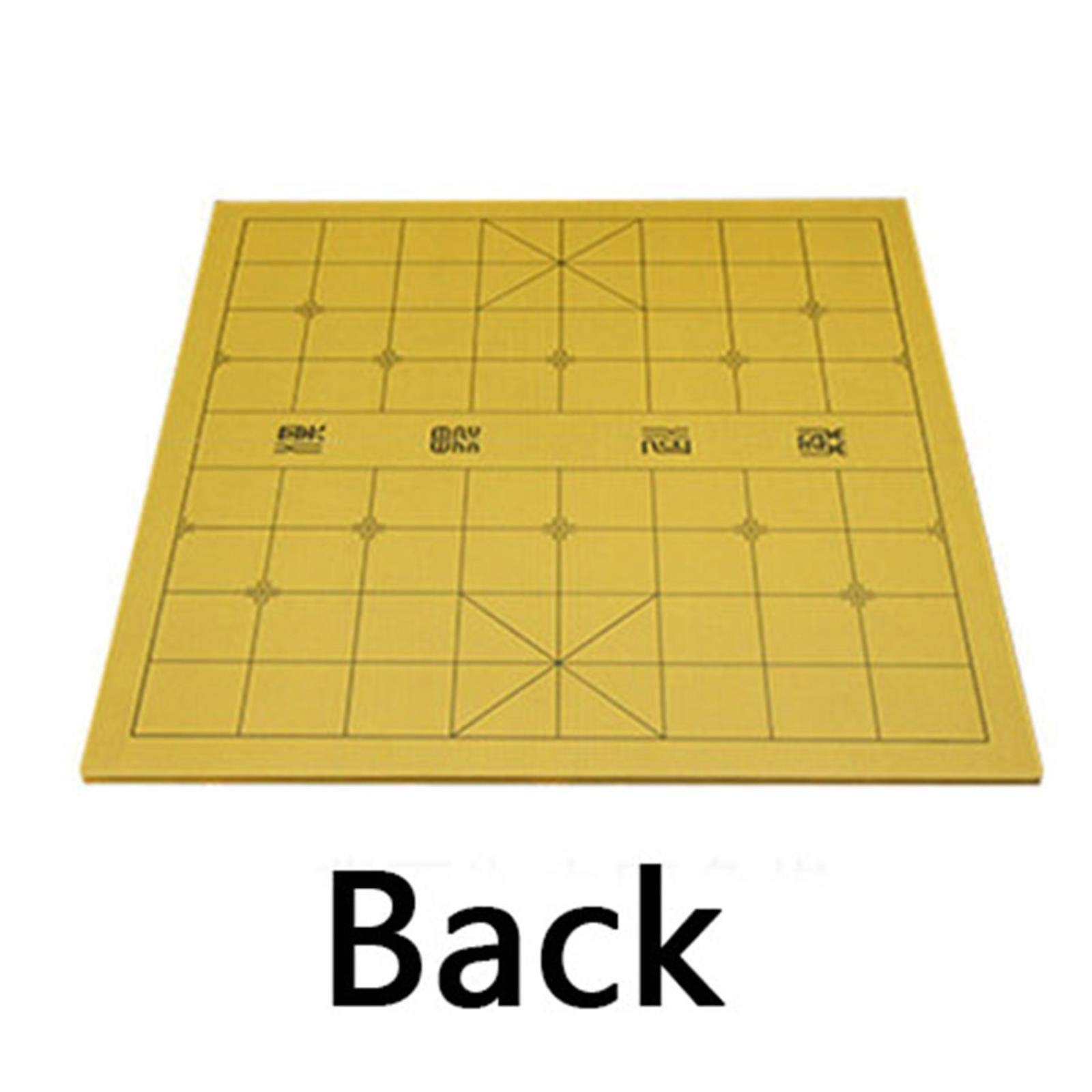 allforyou Bstfamly Go Chess 19 Scacchiera Stradale 47 cm * 44 cm * 0,5 cm Pieghevole Scacchiera in Legno Vecchio Gioco di Go Weiqi Board per 2,2 cm Pieces 45