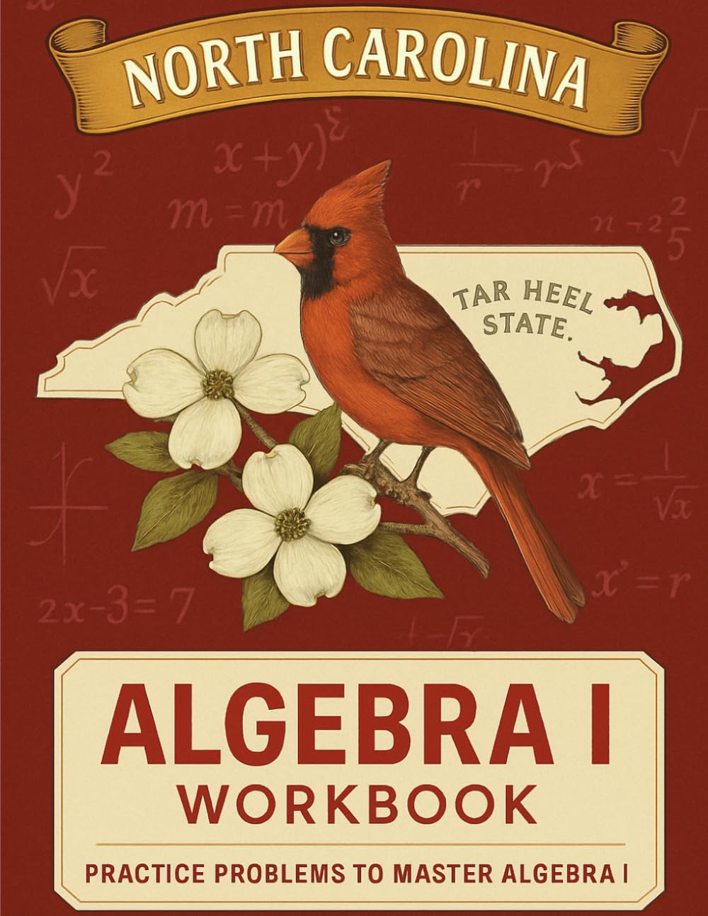 North Carolina Algebra I Workbook: A Complete Algebra 1 Practice Guide with Review, Exercises, and Test-Taking Strategies