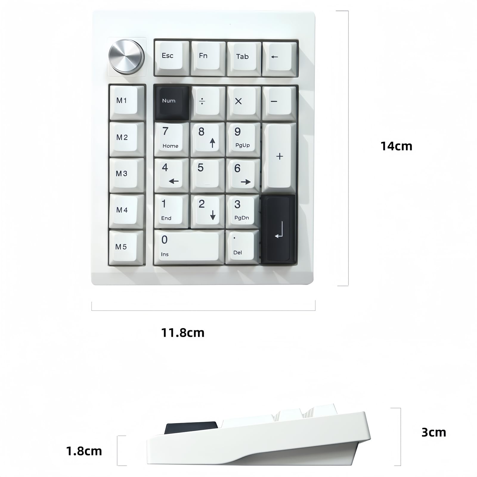 Amazon.com: FKZ GMK26 Mechanical Numpad,Gasket VIA Macro Numeric