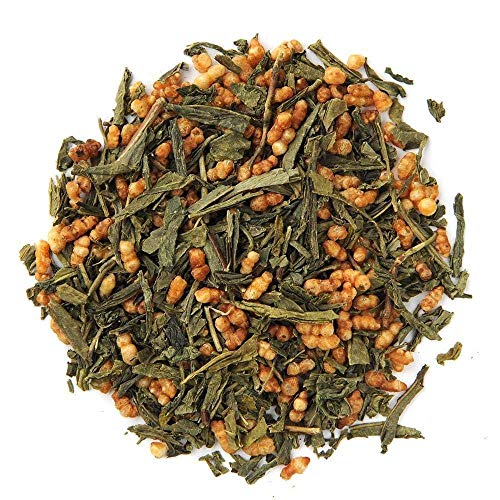 Image of Positively Tea, Organic Genmaicha, Green Tea, Loose Leaf, 16 Ounce