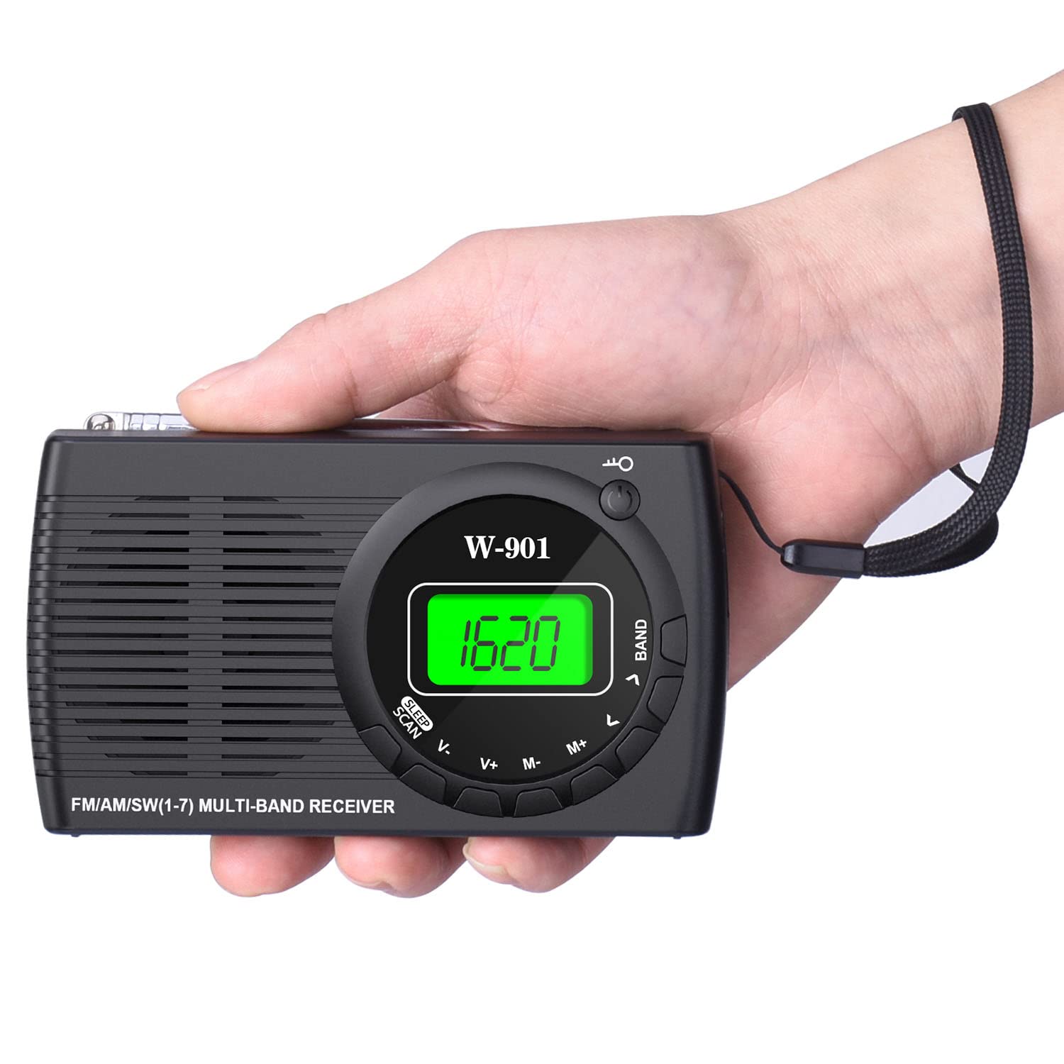 Draagbare AM/FM/SW Radio - Betrouwbaar, Compact en Ideaal voor