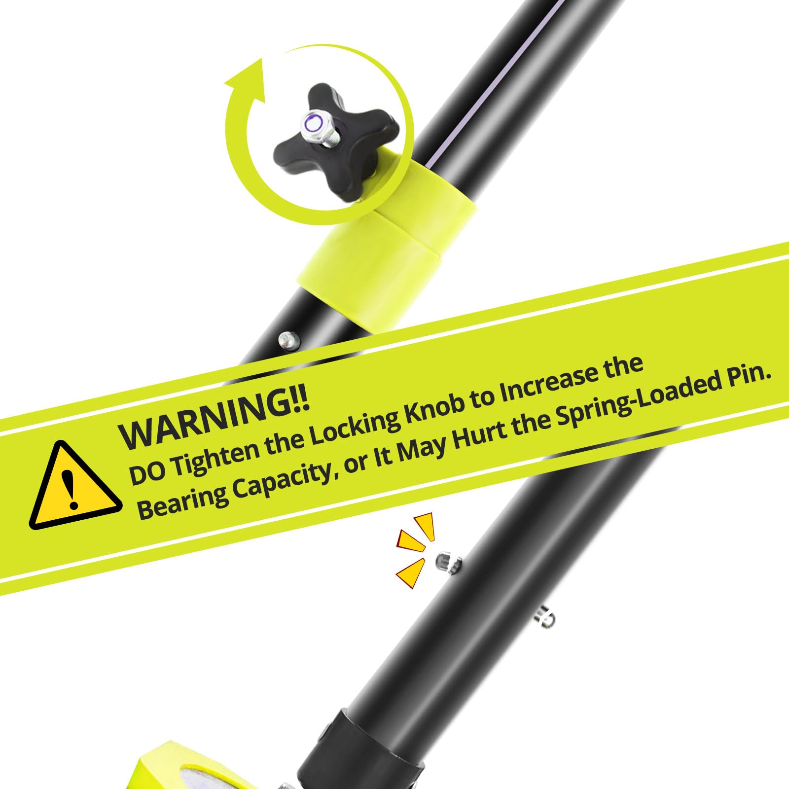 XINQIAO Cabinet Jacks for Installing Cabinets, Heavy Duty Third Hand Tool Adjustable Support Pole & Drywall Lifts from 49.2 in to 114.2 in, 2 PCS — Amazon image 7