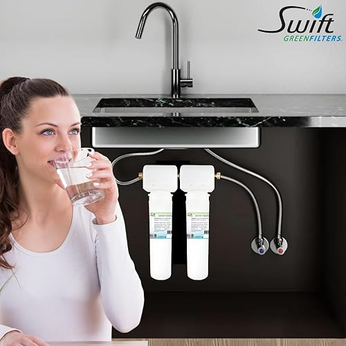 Miniatura 3 de Swift Green Filters SGF3-14-MAX-Rx-2– Sistema de filtro de agua para debajo del fregadero de varias etapas | Alta capacidad, ecológico, conexión