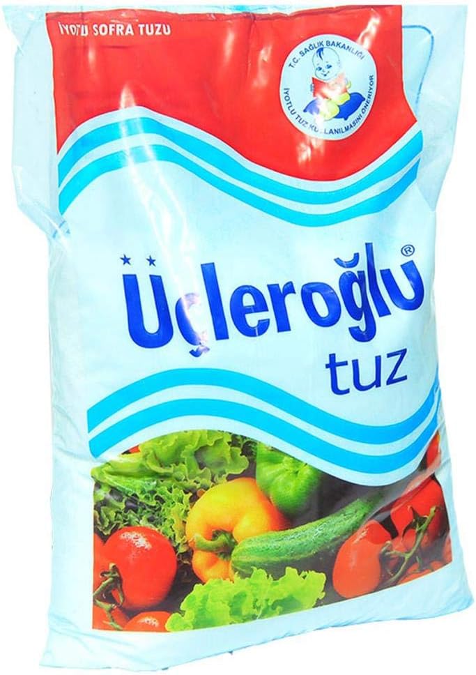 Üçleroğlu İyotlu Sofra Tuzu 1,5Kg
