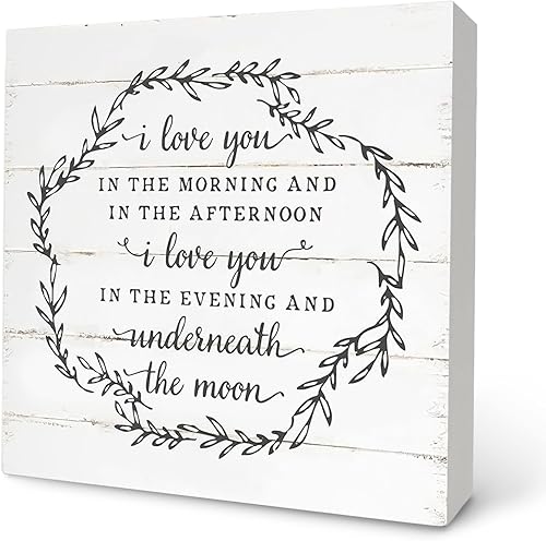 Vista 9 de Knibeo Letreros para decoración del hogar, reúnete en la mesa y disfruta del tiempo juntos, caja de madera, placa de bloque para el hogar, comedor