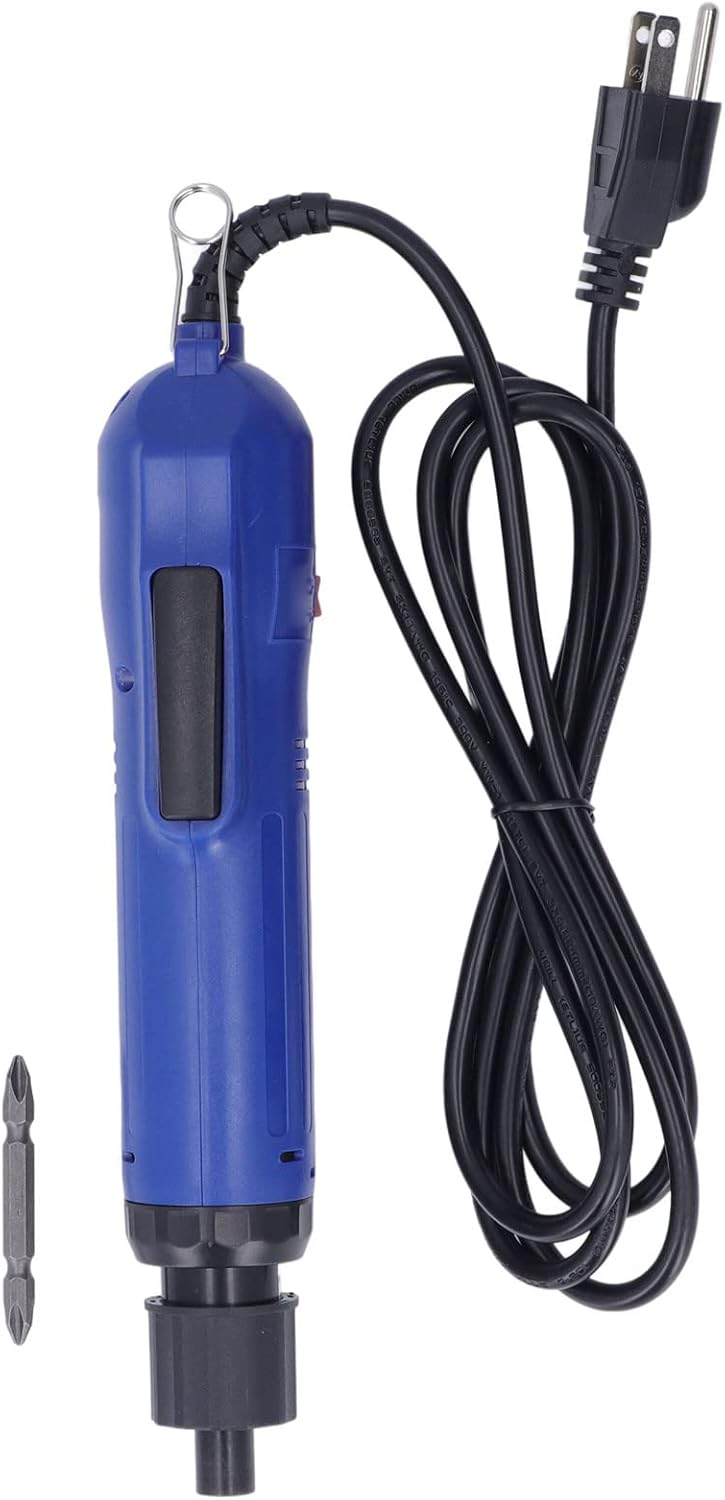 Torsion Screwdriver, ABS Torsion Accuracy Stepless Double Insulation Electric Screwdriver, Adjustment Torsion Wrench Power Screwdriver for Maintenance