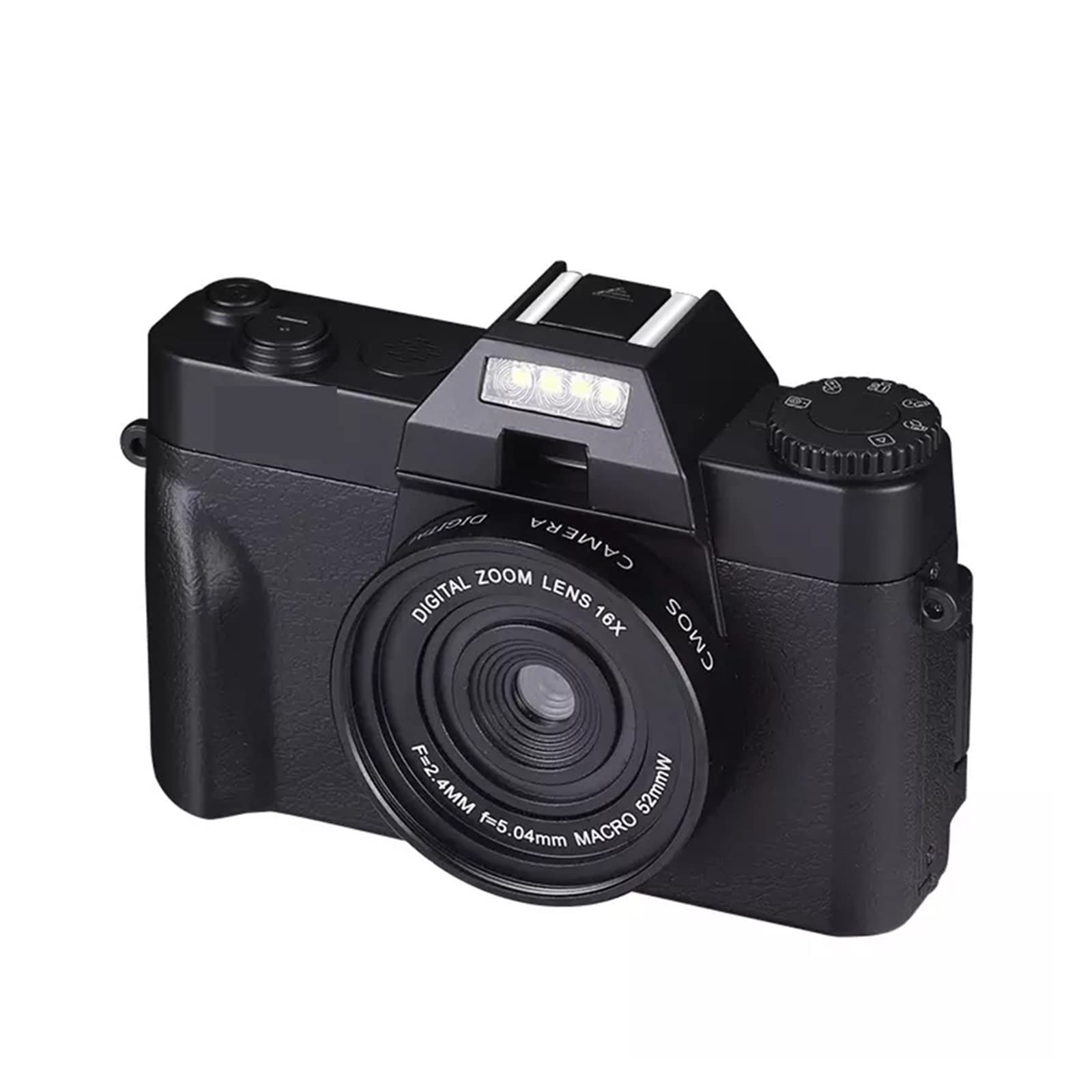 Caméscope 4K rétro avec selfie 48MP et écran rabattable - 8
