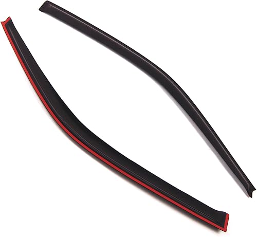 Miniatura 2 de Protector de lluvia para ventana de automóvil, viseras de montaje exterior, deflectores de ventana lateral automática, protectores de lluvia