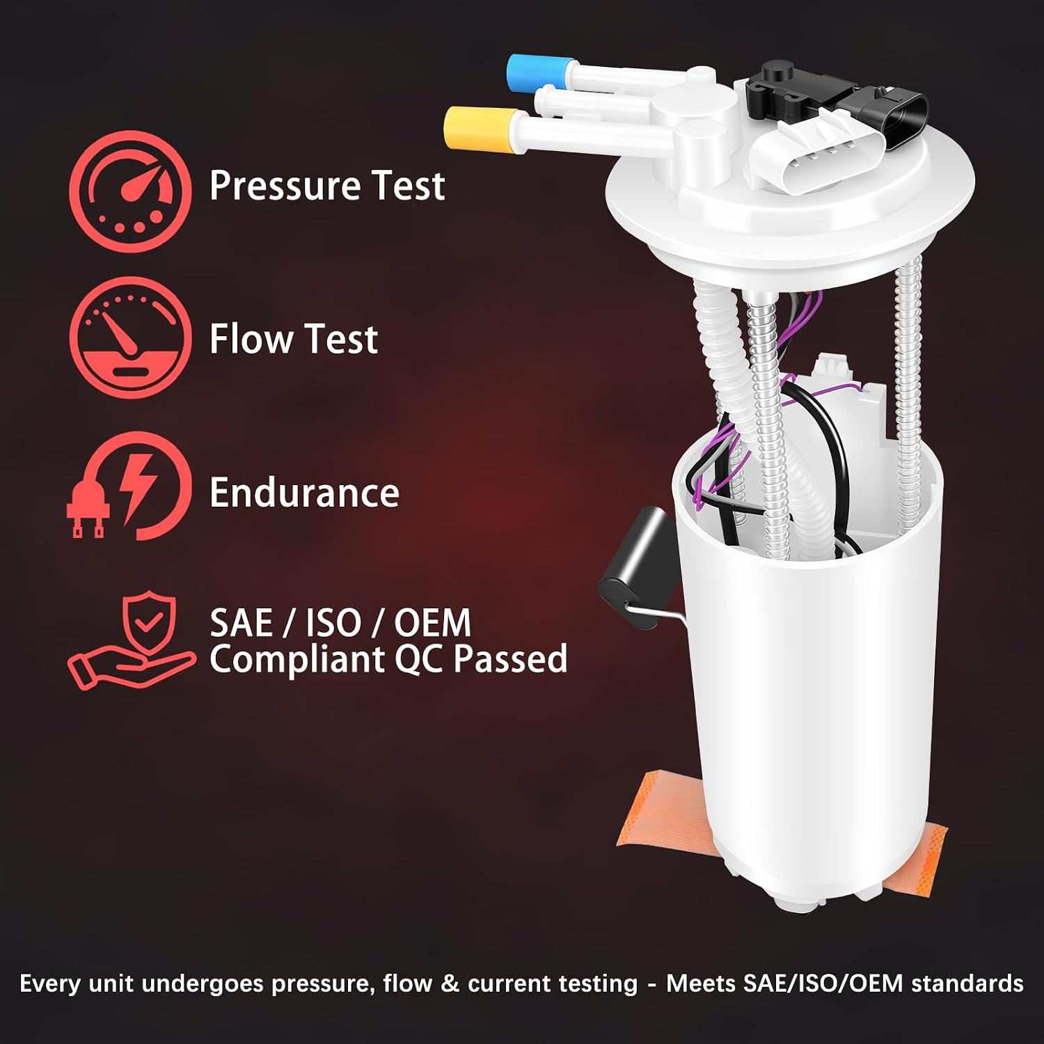 Fuel Pump Module Assembly Fits for Buick Park Avenue LeSabre for Oldsmobile Aurora for Pontiac Bonneville V6 3.8L V8 4.6L 1999 2000 2001 2002 2003 OEM E3518M