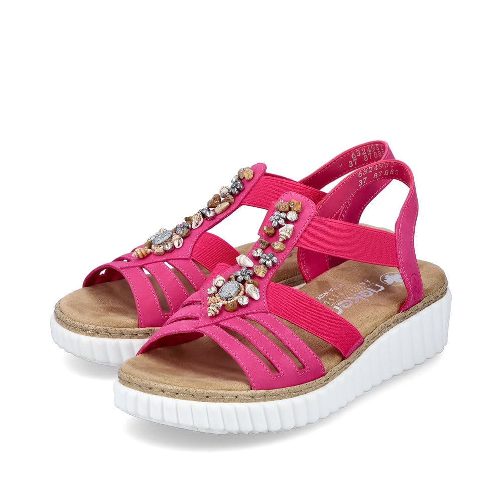 Rieker Damen Riemchensandalen 63249, Frauen Sandalen