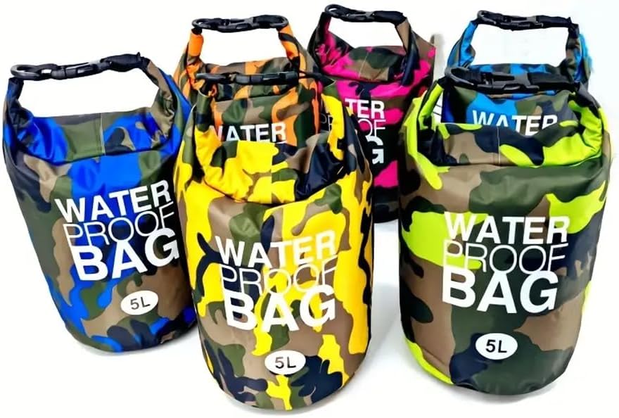 5L Roll Storage Backpack, Waterproof Dry Bag, for Kayaking, Rafting, Boating, Swimming, Camping, Hiking, Beach, Fishing